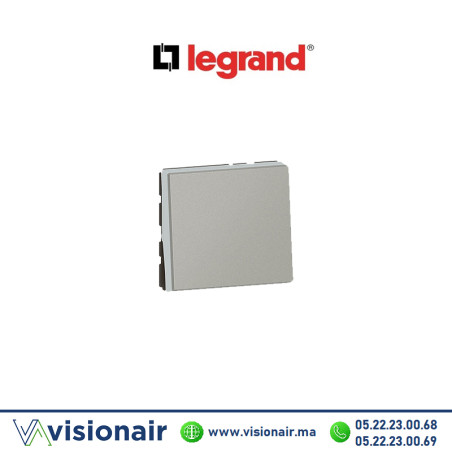 Poussoir 6A 2M Mosaic Legrand Alu 79240L Casablanca Maroc
