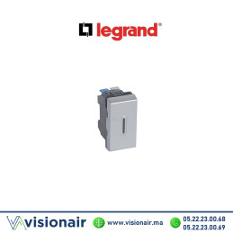 Prise 2P+T Surface Alu Mosaic Legrand 079232 Casablanca Maroc