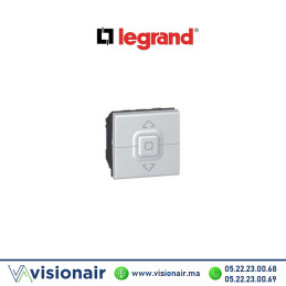 Interrupteur de volets roulants  Mosaic Legrand Alu 079226 Casablanca Maroc