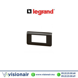 Plaque Mosaic Legrand 4M hor Noir mat 079054L Casablanca Maroc
