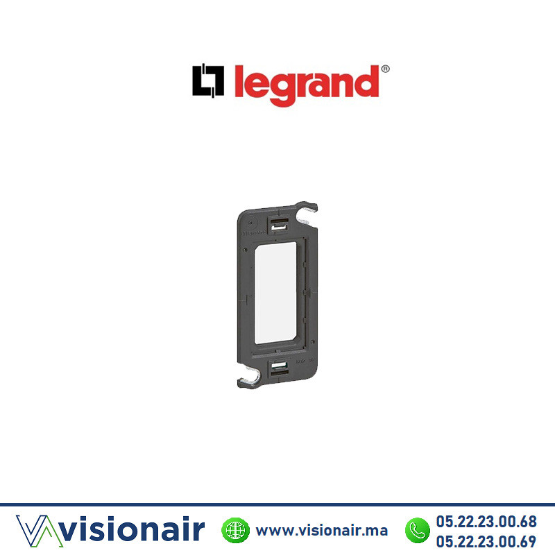 Support 4 Postes Legrand Mosaic Céliane Pour Interrupteurs - Finition Noir - Neuf D'origine - Réf 080254