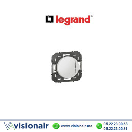 Poussoir lumineux Dooxie Legrand Blanc 600016  Casablanca Maroc