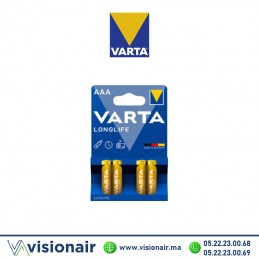 Pile VARTA LONGLIFE AAA4 LR03 1,5V ALCALINE Casablanca Maroc