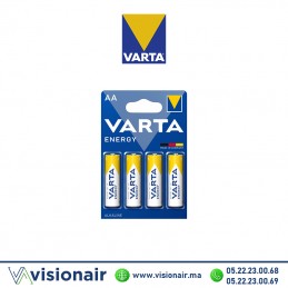 Pile VARTA ENERGY AA4 LR06 1,5V ALCALINE Casablanca Maroc