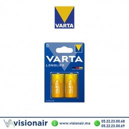 Pile VARTA LONGLIFE C2 LR14 1,5V alcaline Casablanca Maroc