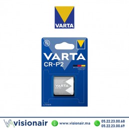 Pile VARTA CR-P2 6V lithium Casablanca Maroc