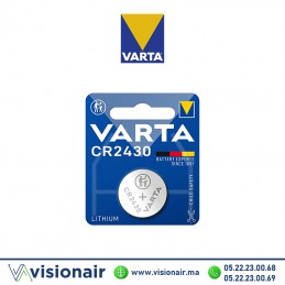 Pile bouton VARTA CR2430 3V lithium Casablanca Maroc