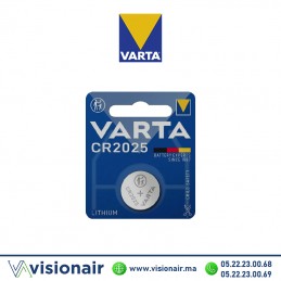Pile bouton VARTA CR2025 3V lithiumA Casablanca Maroc