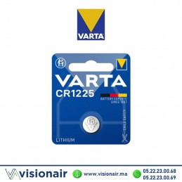 Pile bouton VARTA CR1225 3V lithium Casablanca Maroc