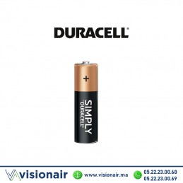 Pile Duracell Simply AA LR06 1,5V alcaline Casablanca Maroc