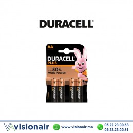 Piles Duracell Plus Power AA4 LR06 1,5V alcaline Casablanca Maroc