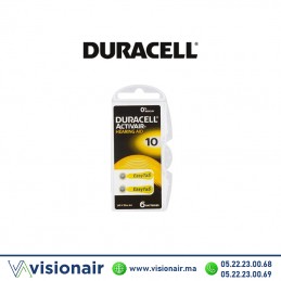 Pile auditive Duracell ACTIVAIR 10 Casablanca Maroc