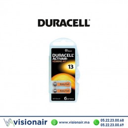 Pile auditive Duracell ACTIVAIR 13 Casablanca Maroc