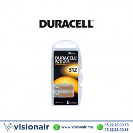Pile auditive Duracell ACTIVAIR 312 Casablanca Maroc