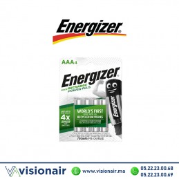 Pile Energizer Rechargable AAA4 HR03 700mAH Casablanca Maroc