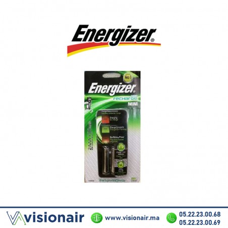 Chargeur de piles Energizer + 2 PILES Rechargeable AAA HR03 700mAH Casablanca Maroc