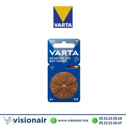 Pile auditive Varta Hearing AID 312 Casablanca Maroc