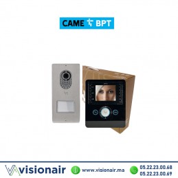 KIT vidéophone BPT Lithos + 1 moniteur Perla Noir Casablanca Maroc