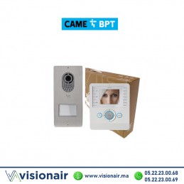 KIT vidéophone BPT Lithos + 1 moniteur Perla blanc Casablanca Maroc