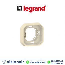 Support encastré 1 poste Legrand Plexo sable 069890L Casablanca Maroc