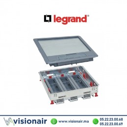 Kit boîte de sol LEGRAND 24 modules + couvercle (vide) 088011 Casablanca Maroc