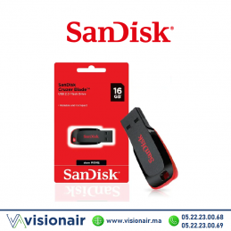 Clef USB 2.0 16GB SanDisk Cruzer Blade Casablanca Maroc