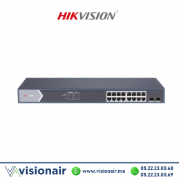 Switch HIKVISION 16 ports POE Gigabit DS-3E0518P-E/M Casablanca Maroc