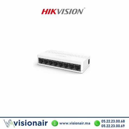Switch HIKVISION 8 ports 10/100 Mbps DS-3E0108D-E Casablanca Maroc