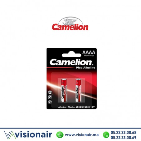 Pile CAMELION AAAA2 LR8D425 LR61 1,5V alcaline Casablanca Maroc