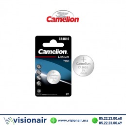 Pile bouton CAMELION CR1616 3V lithium Casablanca Maroc