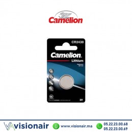 Pile bouton CAMELION CR2430 3V lithium Casablanca Maroc