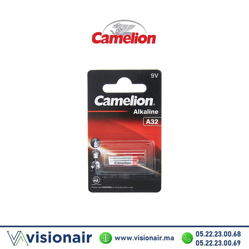 Pile Camelion A32 9V alcaline Casablanca Maroc