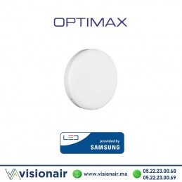 Panel LED OPTIMAX Rond apparent SC 24W 6400°K (SAMSUNG) Casablanca Maroc