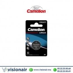 Pile bouton CAMELION CR2477 3V lithium Casablanca Maroc