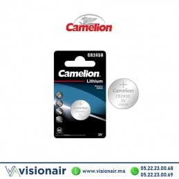 Pile bouton CAMELION CR2450 3V lithium Casablanca Maroc