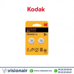Pile KODAK CR2430 3V Lithium Casablanca Maroc