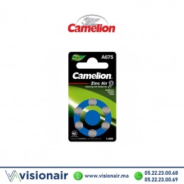 Pile auditive Camelion ZincAir A675 Casablanca Maroc