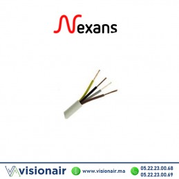 Câble souple NEXANS 4x1,5mm² U500 SV1V (H05VV-F) Casablanca Maroc