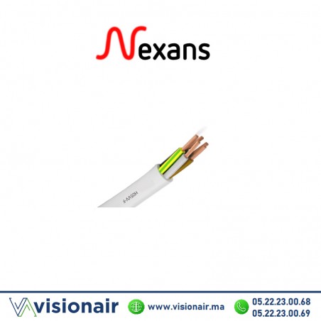 Câble souple NEXANS 5x1,5mm² U500 SV1V (H05VV-F) Casablanca Maroc