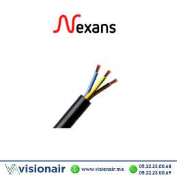 Câble souple NEXANS 3x2,5mm² U1000 RV-K Casablanca Maroc