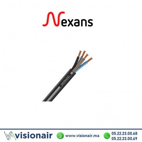 Câble Rigide R2V NEXANS 4x1,5mm² U1000 Casablanca Maroc