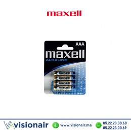 Pile MAXELL AAA4 LR03 1,5V ALCALINE Casablanca Maroc