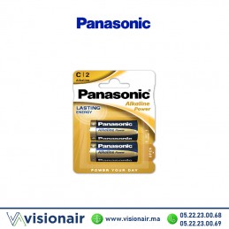 Pile Panasonic  Power C2 LR14 1,5V alcaline Casablanca Maroc