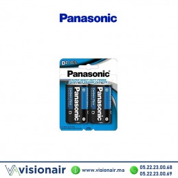 Pile Panasonic Super HEAVY DUTY D2 LR20 1,5V Zinc-Carbone Casablanca Maroc