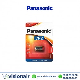 Pile Panasonic CR2 3V LITHIUM  - VISIONAIR Maroc