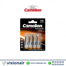 Pile Camelion Rechargeable 4 PILES AA4 - 2300mAh Casablanca Maroc