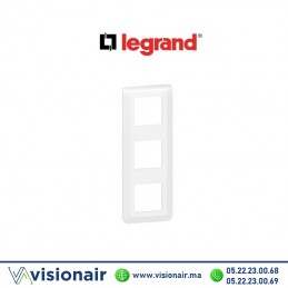 Plaque vertical 3x2 modules Legrand Mosaic Blanc 078823L Casablanca Maroc