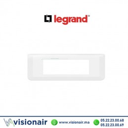 Plaque Mosaic  Legrand 4M hor blanc antimicrobien 078724L  Casablanca Maroc