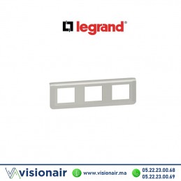 Plaque Mosaic Legrand 3x2M hor alu 079306L