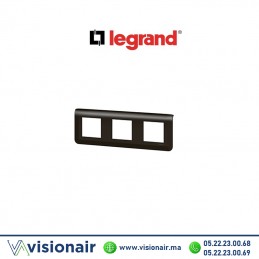 Plaque Mosaic Legrand 3x2M hor noir mat LEG079046L Casablanca Maroc